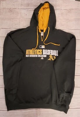 Majestic MLB Authentic Collection OAKLAND A's Therma Base Pullover Size 3XL 3XT - Image 1 of 4
