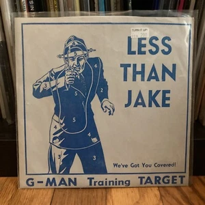 LESS THAN JAKE: G-MAN Training Target 7" Vinyl Ska Punk Happy Days Theme Songs - Picture 1 of 12