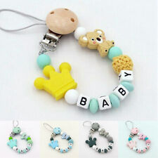 Baby Pacifier Clip Holder Fashion Dummy Nipple Pacifier Chain Silicone Chain