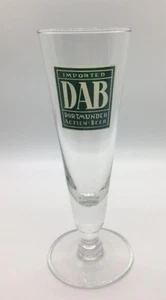 Vintage DAB Dortmunder Actien Bräuerei German Beer Pilsner Glass 7.5” Tall 8oz - Imagen 1 de 3