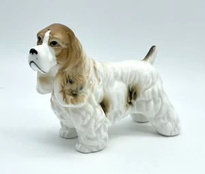 Estatuilla de porcelana Springer Spaniel vintage - Imagen 1 de 9