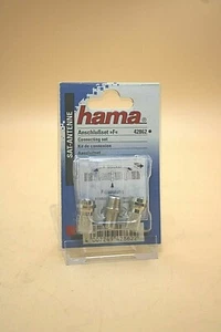 Zestaw przyłączeniowy Hama "F" nr 42862 do kabla satelitarnego do Ø 6,5 mm oryginalne opakowanie - Zdjęcie 1 z 3