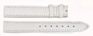 Auténtico Cartier 15 mm x 14 mm Blanco Brillante Coimán Bandas 0AQDAM00 - Nuevo - Imagen 1 de 4