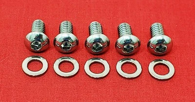 2000-24 HARLEY SOFTAIL PRIMARY DERBY COVER STAINLESS STEEL BUTTONHEAD BOLTS KIT - Image 1 of 3