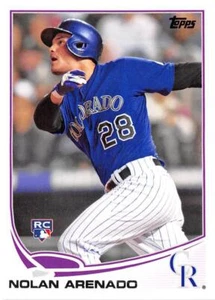 Tarjeta de béisbol 2013 Topps Update #US259 Nolan Arenado RC novato Colorado Rockies - Imagen 1 de 2