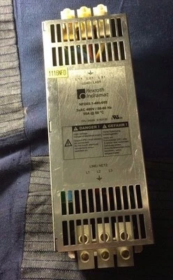 Rexroth Indramat NFD03 1-480-055 LINE FILTER - Image 1 of 4