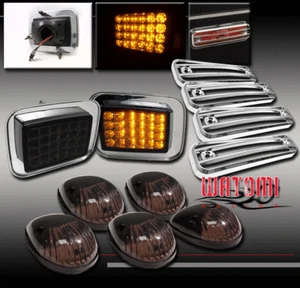 03-09 HUMMER H2 LED ESQUINA + CABINA TECHO FUNCIONAMIENTO + CUBIERTA MARCADOR LATERAL LUCES HUMO 07 08 - Imagen 1 de 1