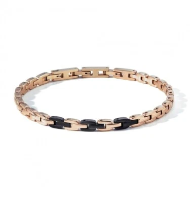 COMETE GIOIELLI  TEXTURE  BRACCIALE UOMO UBR1126  NUOVO GARANZIA UFFICIALE - Immagine 1 di 2