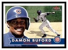 2001 Fleer Tradition #118 DAMON BUFORD Chicago Cubs