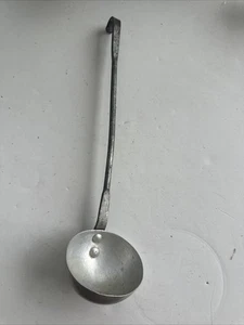 Vintage 10” Long Hanging Dipper Ladle Approximately 2 1/4” Diameter - Picture 1 of 4