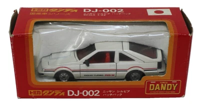 Vintage Tomica Dandy DJ-002  Nissan Silvia RS-x DOHC Turbo White MIB Japan - Image 1 of 4
