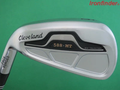 Cleveland 588 MT Mid Trajectory 9 Iron Stiff Steel Shaft Mens LEFT HANDED - New - Image 1 of 4