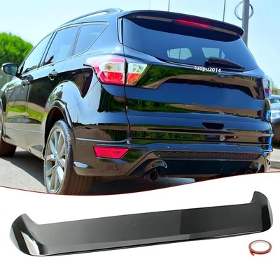 For Ford Escape ST-Line Style Rear Spoiler Roof Window Wing Gloss Black 2013-19 - Изображение 1 из 4