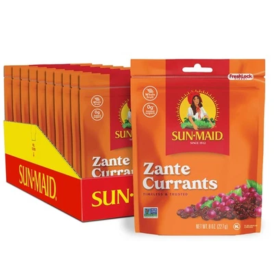Sun Maid Zante Currants 8oz Pack of 10 California Dried Fruit Snack - Image 1 of 4