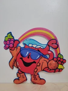 Vintage Style Kool Aid Sign Fruit Beverage Mix Powder Piggly Die cut Metal sign - Picture 1 of 4