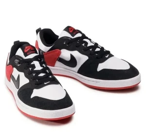 Nike SB AlleyOop Black Toe Skateschuhe weiß/schwarz/rot Herren Größe 9 TOP - Bild 1 von 6