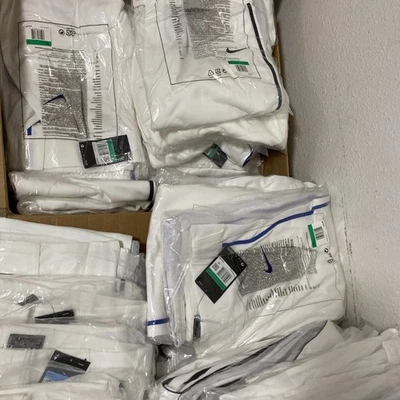 Pantalón de béisbol NIKE Vapor Elite blanco con rayas azules, rojas, negras, leer descripción Foto 1 de 2