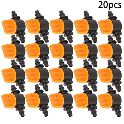 Control Valves Flower Lawn 20Pcs Mini For 4/7mm Hose Water Flow Plants Useful - Image 1 of 4