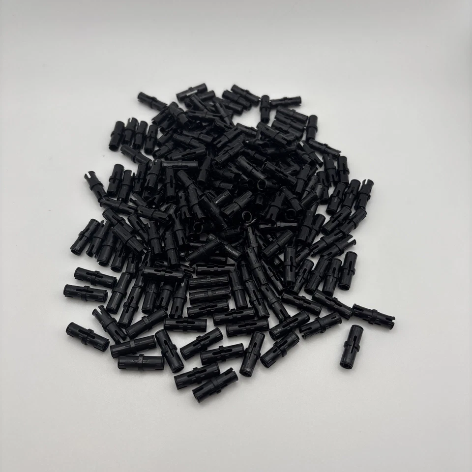 200 prendedores LEGO negros técnicos crestas de fricción cortas 2780 Star Wars construcción personalizada Foto 1 de 1