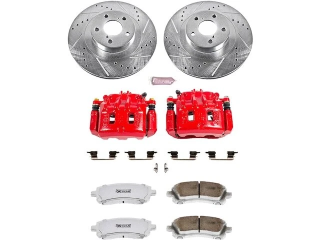 Kit de pastillas de freno delanteras y rotor para Subaru Outback PH285PX 2001-2002 Foto 1 de 1