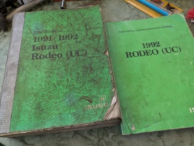 Isuzu Rodeo UC 1991 1992 taller y solución de problemas eléctricos manuales de servicio Foto 1 de 4