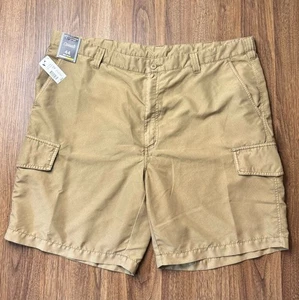 Pantaloncini rotondi albero e yorke uomo 44 big man casual kaki tasche cargo outdoor nuovi con etichette - Foto 1 di 7