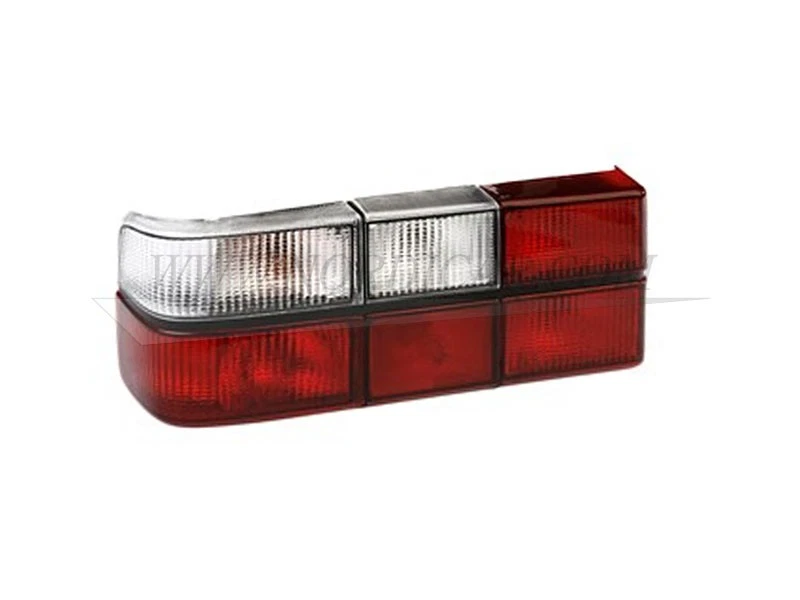 Volvo 1372447-W Taillight unit Left red/white  240 260 1981-1993 red/white black - Image 1 of 1