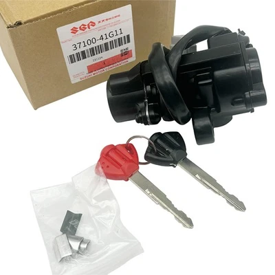 FOR Suzuki Ignition Key Switch Assy GSXR600 GSXR750 GSXR1000 GSXR 37100-41G11 - Image 1 of 4