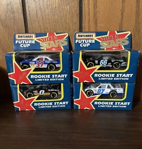 Matchbox Future Cup Super Stars Rookie Start Set, Burton, Nemechek,Wallace,Allen - Picture 1 of 6