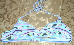 Top Mailbu Dream Girl Halter Sin Relleno Multicolor Hipster Talla L - Imagen 1 de 4