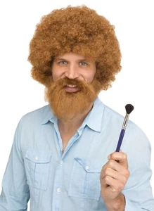 Groovin' Guy Joyful Artist Adult Costume Wig, Beard & Mustache Accessories - Picture 1 of 2