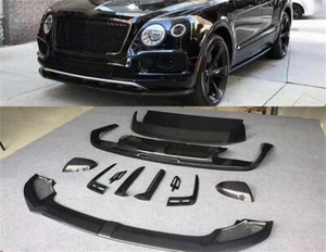 Carbon Fiber Bumper Side Skirt Vents Body Kit For Bentley Bentayga V8 W12 Tuning - Picture 1 of 7