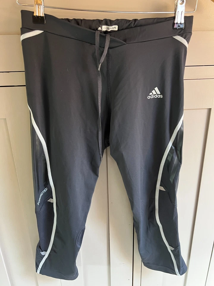 Adidas Adistar Formotion ladies sports/fitness capri leggings in Black - size 12 - Image 1 of 4