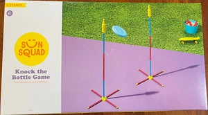 Sun Squad KNOCK THE BOTTLE GAME NIB Lawn Yard Party Family Game - Picture 1 of 6