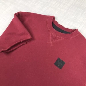 Under Armour Mens Sz MEDIUM Originators Sweatshirt Red Project Rock Short Sleeve - Picture 1 of 11
