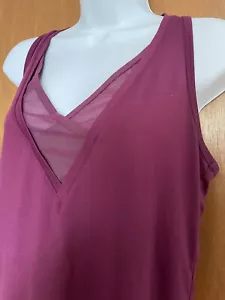 Soybu Yoga Tank Size M Wine Color - Picture 1 of 9
