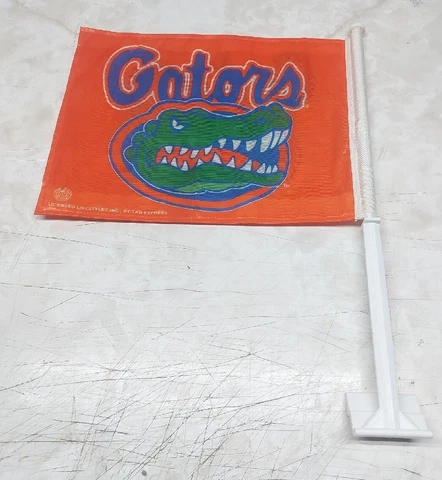 FLORIDA- Banner 15x11" Clip on Car Flag - NCAA  Florida Gators - Gators Orange Cover