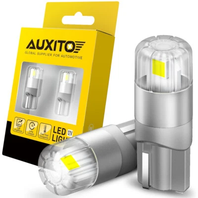 AUXITO T10 LED Matrícula Blanco Brillante 168 Bombilla 6000K Super 194 2825 Foto 1 de 4