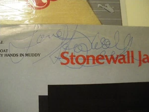 AUTOGRAPHED/SIGNED Stonewall Jackson Audiograph Alive LP - Picture 1 of 4