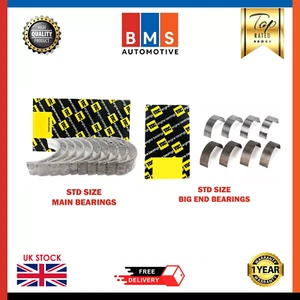 FOR MAZDA 3 6 CX-5 2.2 SHY1 DIESEL ENGINE MAIN AND CONROD BEARINGS STANDARD - Picture 1 of 1