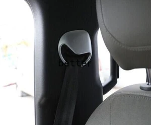 FOR 2020-2023 Land Rover Defender 110 front seat belt trim cover ABS silver 2PCS - Foto 1 di 3