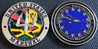 US Marshals Service ThirdGEN Caribbean Field Office Silver 1.75in challenge coin