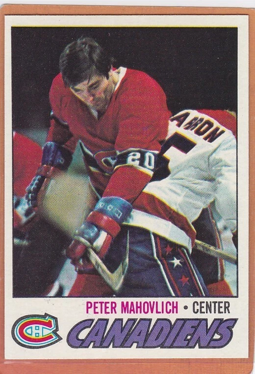 1977-78 TOPPS HOCKEY PETER MAHOVLICH #205 CANADIENS NMMT *A10866 - Image 1 of 1