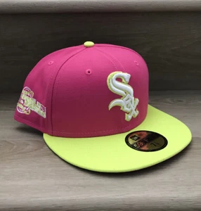 New Era Chicago White Sox 2005 Serie Mundial Remolacha 59FIFTY Sombrero Ajustado 7 1/8 - Imagen 1 de 12