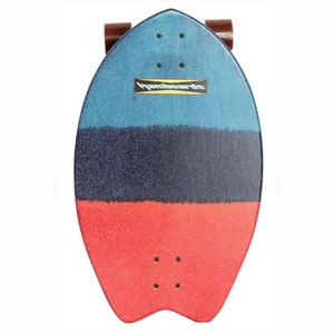 Hamboards Biscuit Complete Skateboard 24" Blue Red - Picture 1 of 3