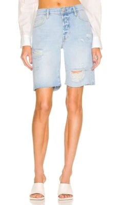 НОВЫЙ! $198 РАМКА ДЖИНСОВОЙ ТКАНИ LE СУТУЛИТЬСЯ БЕРМУДЫ ШОРТЫ NATOMA SZ 26 - Изображение 1 из 2