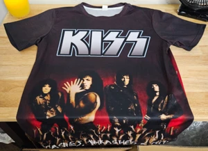 L Large Kiss Shirt gebraucht Smashes Thrashes & Hits glattes Material - Bild 1 von 4