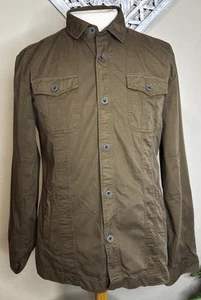 HUGO BOSS Men's Brown Multi Pocket Button Down Shirt-Jacke Size L Casual Wear - Picture 1 of 12