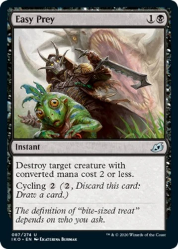 x1 Easy Prey - Ikoria: Lair of Behemoths - NM - MTG - Image 1 of 1