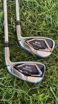 Juego de plancha TaylorMade M4 8 y 9 - Damas 45 g L Flex Grafito - Mano derecha derecha derecha Foto 1 de 4